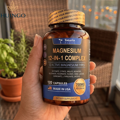 Magnesium Complex 12 en 1 | Energía, Descanso y Bienestar Diario